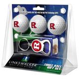 Rutgers Scarlet Knights 3-Ball Gift Pack & Key Chain Bottle Opener