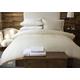 Belledorm 540 Thread Count Egyptian Cotton Satin Stripe Duvet Cover Set in Ivory (King Duvet Set)