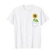 Niedliche Sonnenblume In Der Tasche Sonnenblume T-Shirt