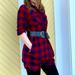 J. Crew Dresses | J Crew Womens Xs Red Plaid Flannel Shirt Dress | Color: Blue/Red | Size: Xs