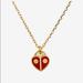 Kate Spade Jewelry | Kate Spade Ny Mini Ladybug Pendant And Earrings | Color: Gold/Red | Size: Os
