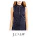 J. Crew Tops | J Crew Sleeveless Embellished Top Beads Navy Blue | Color: Blue | Size: 00