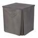 Bobo Intriguing Objects Skirted Metal Trunk End Table in Black/Gray | 22 H x 20 W x 20 D in | Wayfair BI-2788