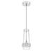 Latitude Run® Cleon 1-Light Brass Pendant Glass in Gray | 13.4 H x 5.1 W x 5.1 D in | Wayfair C7AB565874B448FEAABF96E8B0EBD049