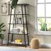 Wade Logan® Holdingford 70" H x 34" W Steel Etagare Bookcase in Black | 70 H x 34 W x 14 D in | Wayfair 2DF261597A3E419E9278B5040C3016D7