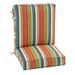 2-Section Deep Seating Cushion by BrylaneHome in Covert Breeze Patio Chair Thick Padding