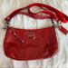 Coach Bags | Coach Patent Leather Crossbody/Shoulder Bag | Color: Red | Size: Os