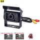 Caméra de recul filaire CCD 18 LED anti-buée IR vision nocturne IP68 étanche voiture camion