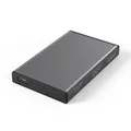 Boîtier en aluminium pour disque dur SATA 2.5 vers USB 3.0 pour SSD Type C 3.1 sans outil