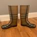 Burberry Shoes | Burberry Rainboots Size 37 | Color: Brown/Tan | Size: 37eu