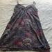 American Eagle Outfitters Dresses | Aeo American Eagle Dark Purple Floral Dress 10 | Color: Gray/Purple | Size: 10