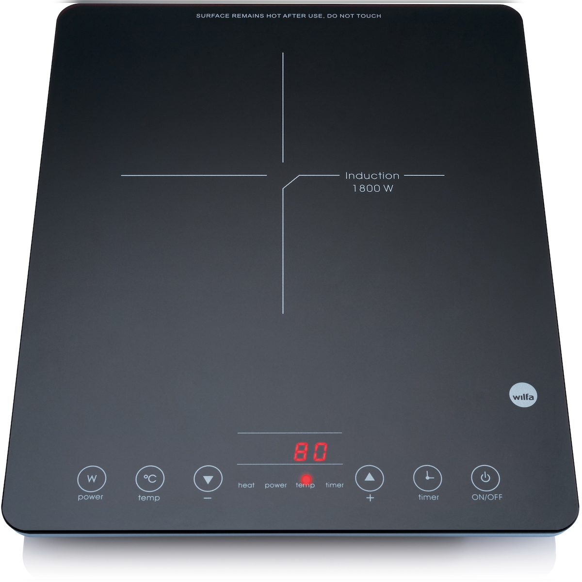 Wilfa Induktion Kochplatte INDUX, 1800W, ICP-1800B, schwarz Image