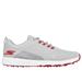 Skechers Men's GO GOLF Elite 4 - Victory Shoes | Size 11.5 | Gray/Red | Leather/Textile/Synthetic