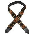 Fender® »LEGACY VINTAGE MONOGRAM STRAP« Gitarrengurt - 5cm Breite - Farbe: Schwarz/Braun/Gelb