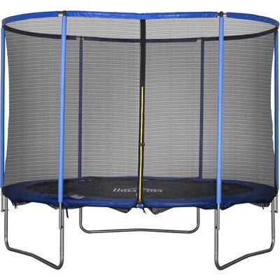 Homcom - Trampolin mit Sicherheitsnetz Gartentrampolin für Innen- und Außenbereich Fitnesstrampolin