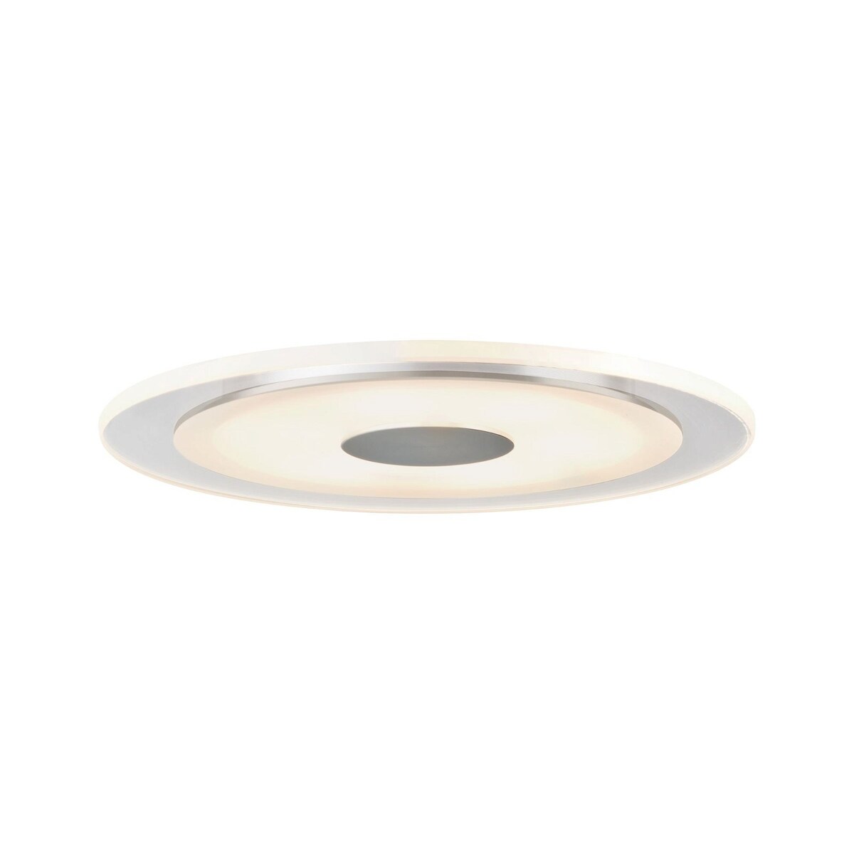 Paulmann Premium LED Einbauleuchte Whirl Einzelleuchte rund 150mm 6,9W 655lm 230V 3000K Alu gedreht Satin 92535 Image