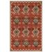 Liora Manne Riviera Kilim Indoor/Outdoor Rug by Trans-Ocean Import in Red (Size 23" X 7'6")