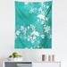 East Urban Home Ambesonne Sea Animals Tapestry, Dolphins Flowers Sea Floral Pattern Starfish Coral Seashell Composition | 28 H x 23 W in | Wayfair