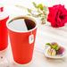 Restaurantware 20 Oz Paper Coffee Cup - Ripple Wall - 3 1/2" X 3 1/2" X 6 1/4" - 250 Count Box in Red | Wayfair RWA0779R