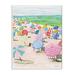 Highland Dunes Pastel Umbrella Filled Beach Landscape - Graphic Art Print | 15 H x 10 W x 0.5 D in | Wayfair ab-461_wd_10x15