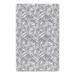 Bay Isle Home™ Tropical Leaves Tea Towel Cotton Blend in Gray/Blue | Wayfair D8F7FE9DC00B4B138FF697090AADAA46