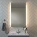 Séura Veda Frameless Lighted Bathroom/Vanity Mirror, Glass in White | 36 H x 24 W x 1.5 D in | Wayfair LMR-2400x3600-RE-VE-COB5-SR-ES-DM