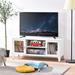 Williston Forge Kuzman TV Stand for TVs up to 55" Metal in White | Wayfair 4FED88183CDE4F67BE1BFFF8E0E514CD