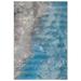 Liora Manne Marina Surf Indoor/Outdoor Rug by Trans-Ocean Import in Ocean (Size 23" X 7'6")