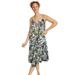 Plus Size Women's Bali Point Hem Dress by ellos in Multi Print (Size 6X)