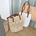 Sac à Bandoulière en Dentelle Fourre-Tout Élégant de Type Seau Besace de Course Style Coréen