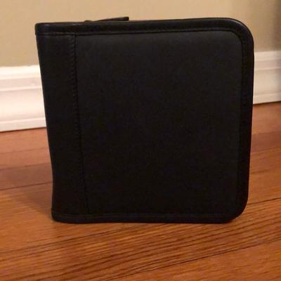 Coach Media | Coach 12 Sleeve Leather Cd Case | Color: Black | Size: Os