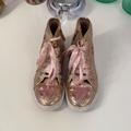 Michael Kors Shoes | Beautiful Michael Kors High Tops Size 1 | Color: Pink | Size: 1bb