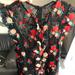 Zara Dresses | Nwt Zara Embroidered Bal/Red Midi Dress | Color: Black/Red | Size: Xs