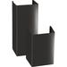 GE Appliances 2 Piece Range Hood Duct Cover Set, Stainless Steel in Black | 12.6 H x 14.17 W x 23.62 D in | Wayfair UXDC72BJTS