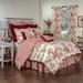 Lark Manor™ Alshain Red/Cream Reversible Comforter Set Polyester/Polyfill/Cotton in White | California King Comforter + 3 Additional Pieces | Wayfair
