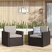 Mercury Row® Okamoto Patio Dining Chair w/ Cushion in Gray | 33.25 H x 29.75 W x 29 D in | Wayfair 962887B77F57400AAF27B408E8C73167