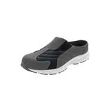Wide Width Men's Land-to-Sea Slides by KingSize in Grey Midnight Teal (Size 10 W)