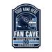 WinCraft Tennessee Titans Personalized 11'' x 17'' Fan Cave Wood Sign