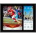 Travis Kelce Kansas City Chiefs 12" x 15" Super Bowl LIV Champions Sublimated Plaque with Replica Ticket