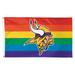 WinCraft Minnesota Vikings 3' x 5' Pride 1-Sided Deluxe Flag