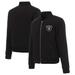 Women's JH Design Black Las Vegas Raiders Reversible Fleece Full-Zip Jacket
