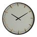 Juniper + Ivory 20 In. x 20 In. Contemporary Wall Clock White Glass - Juniper + Ivory 92286