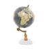 Juniper + Ivory 11 In. x 6 In. Contemporary Globe Black Marble and Metal - Juniper + Ivory 94450