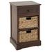 Juniper + Ivory 28 In. x 16 In. Traditional Storage Unit Brown Wood - Juniper + Ivory 96176