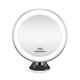 UNIQ - Saugnapf-Spiegel mit LED-Licht und 10x Vergrößerung - Schwarz Kosmetikspiegel