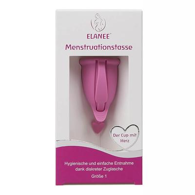 ELANEE - Menstruationstasse - Größe 1 rosa Intimpflege