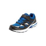 Men's KingSize No-Tie Sneakers by KingSize in Jet Black Royal Blue (Size 12 M)