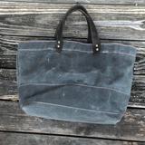 Urban Outfitters Bags | Charcoal Chic Canvas Durable Large Tote | Color: Black/Gray | Size: Os