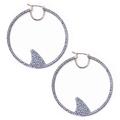 Kate Spade Jewelry | Kate Spade California Dreaming Shark Hoop Earrings | Color: Blue | Size: Os