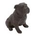 Juniper + Ivory 11 In. x 10 In. Traditional Sculpture Brown Polystone Dog - Juniper + Ivory 44719